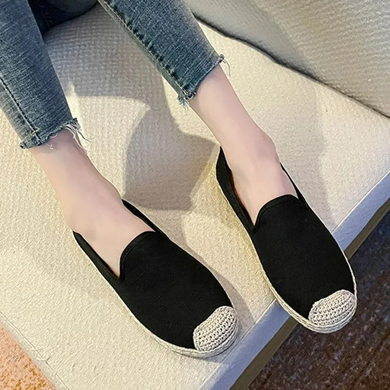 Whoholl Breathable Linen Canvas Shoes