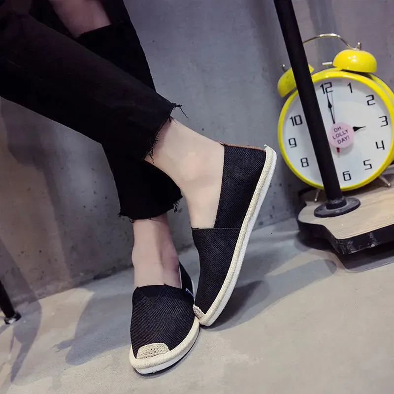 Whoholl Breathable Linen Canvas Shoes