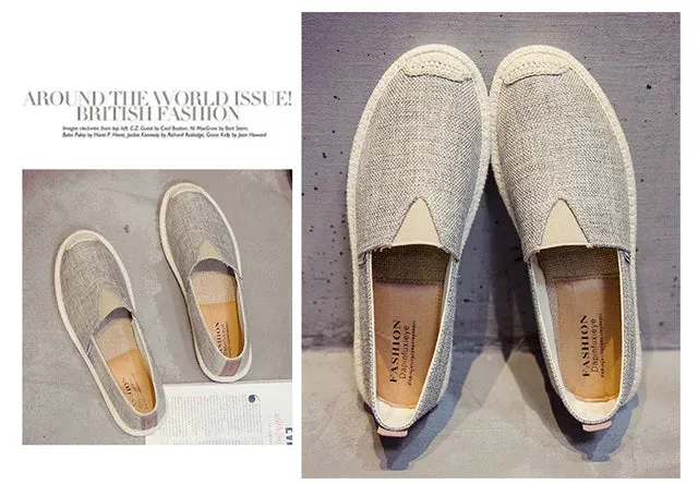 Whoholl Breathable Linen Canvas Shoes