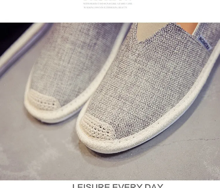 Whoholl Breathable Linen Canvas Shoes
