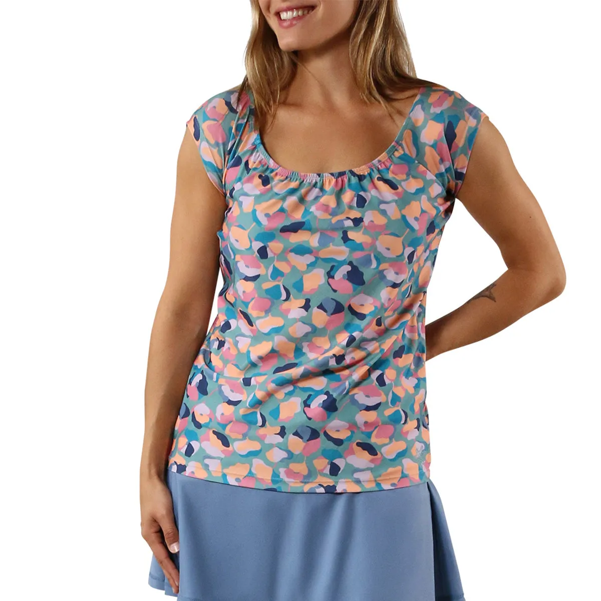 Women's Cap Sleeve Swim Tee