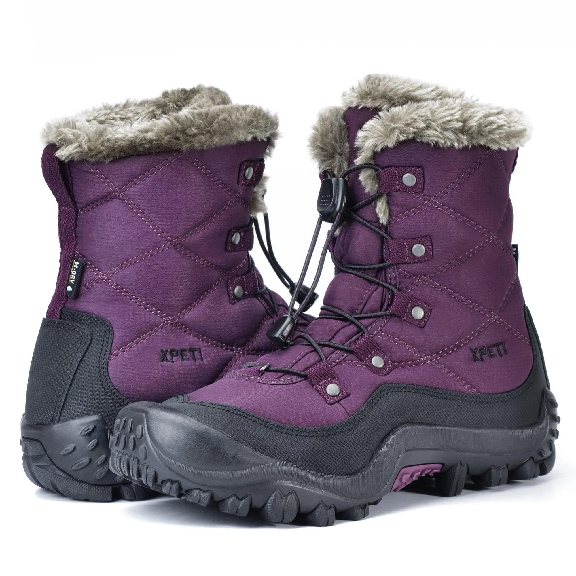 XPETI Women's Nora Ⅱ Waterproof Snow Winter Hiking Boots
